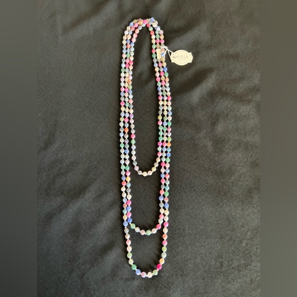 Agate and Hematite Necklace and Bracelet Set - Picture 3 of 6